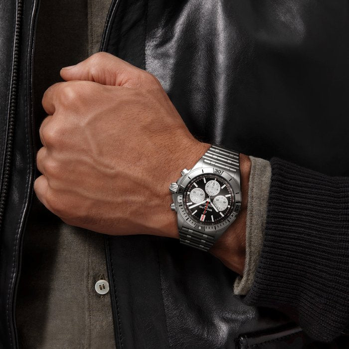 Breitling Watch Chronomat B01 42 Black Bracelet【1:1 Replica】