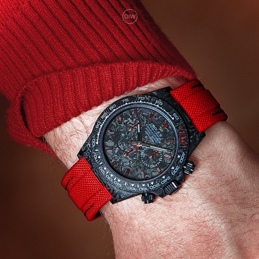 NTPT Carbon Rolex DiW Daytona RED EDITION UNIQUE Piece【1:1 Replica】