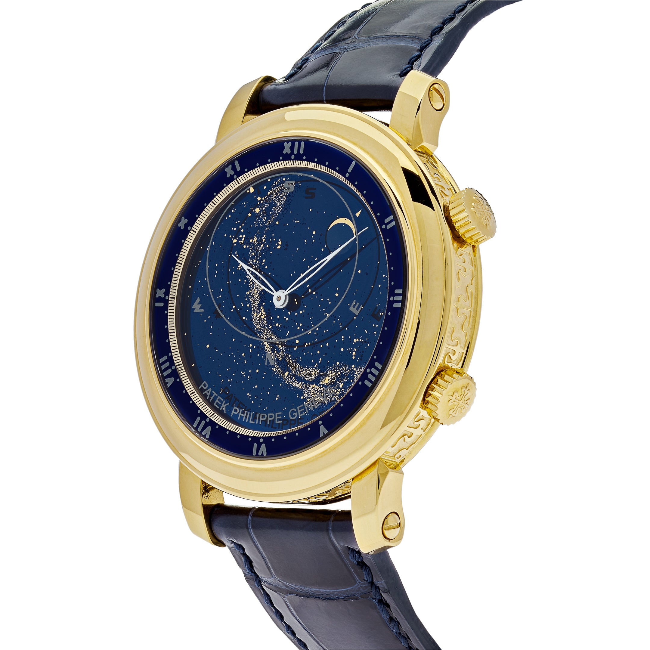 Patek Philippe Celestial Grand Complications Sky Chart Yellow Gold Blue Dial 5102J-001【1:1 Replica】