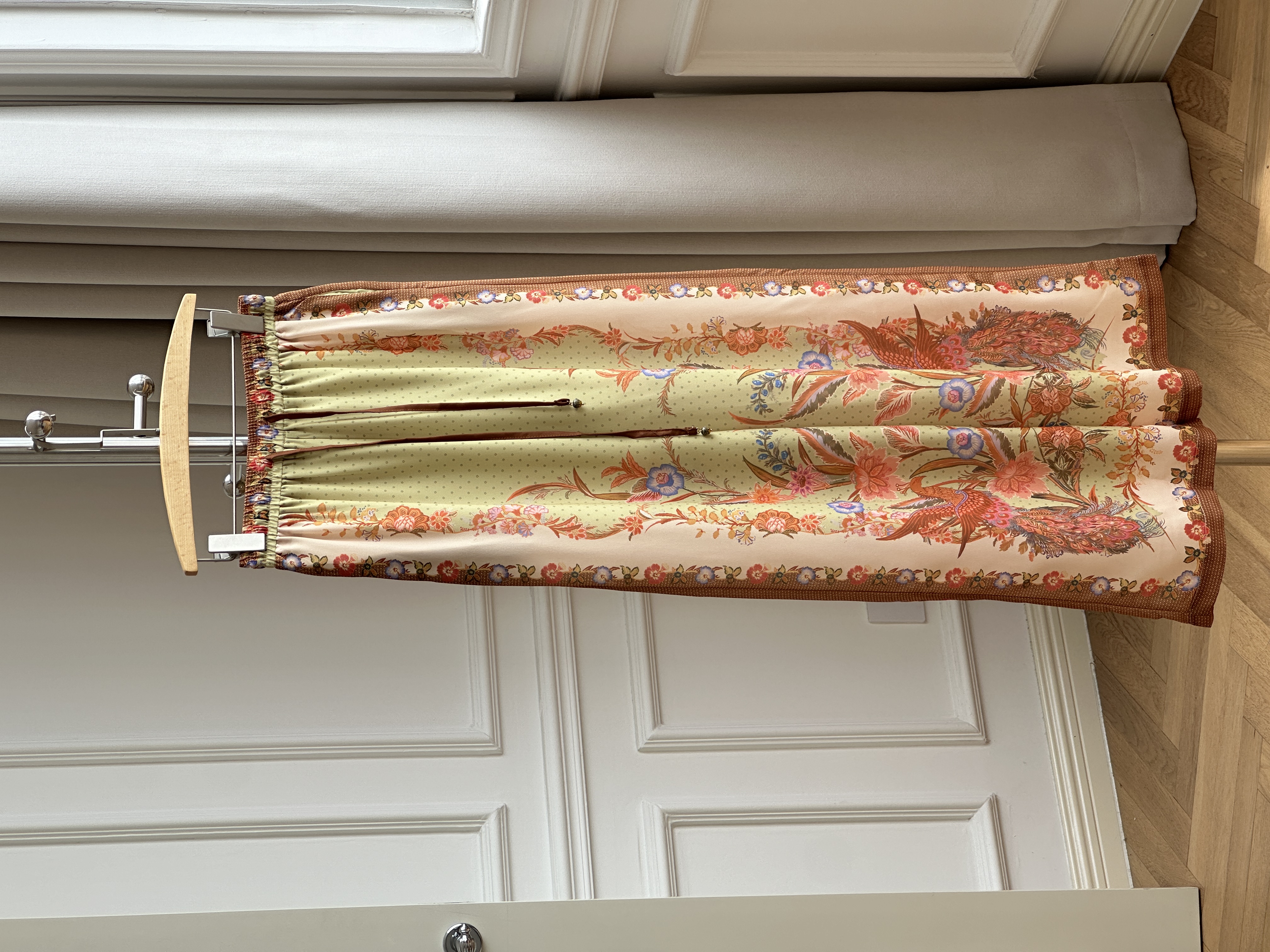 Zimmermann Indra Phoenix Floral Silk Wide-Leg Pants