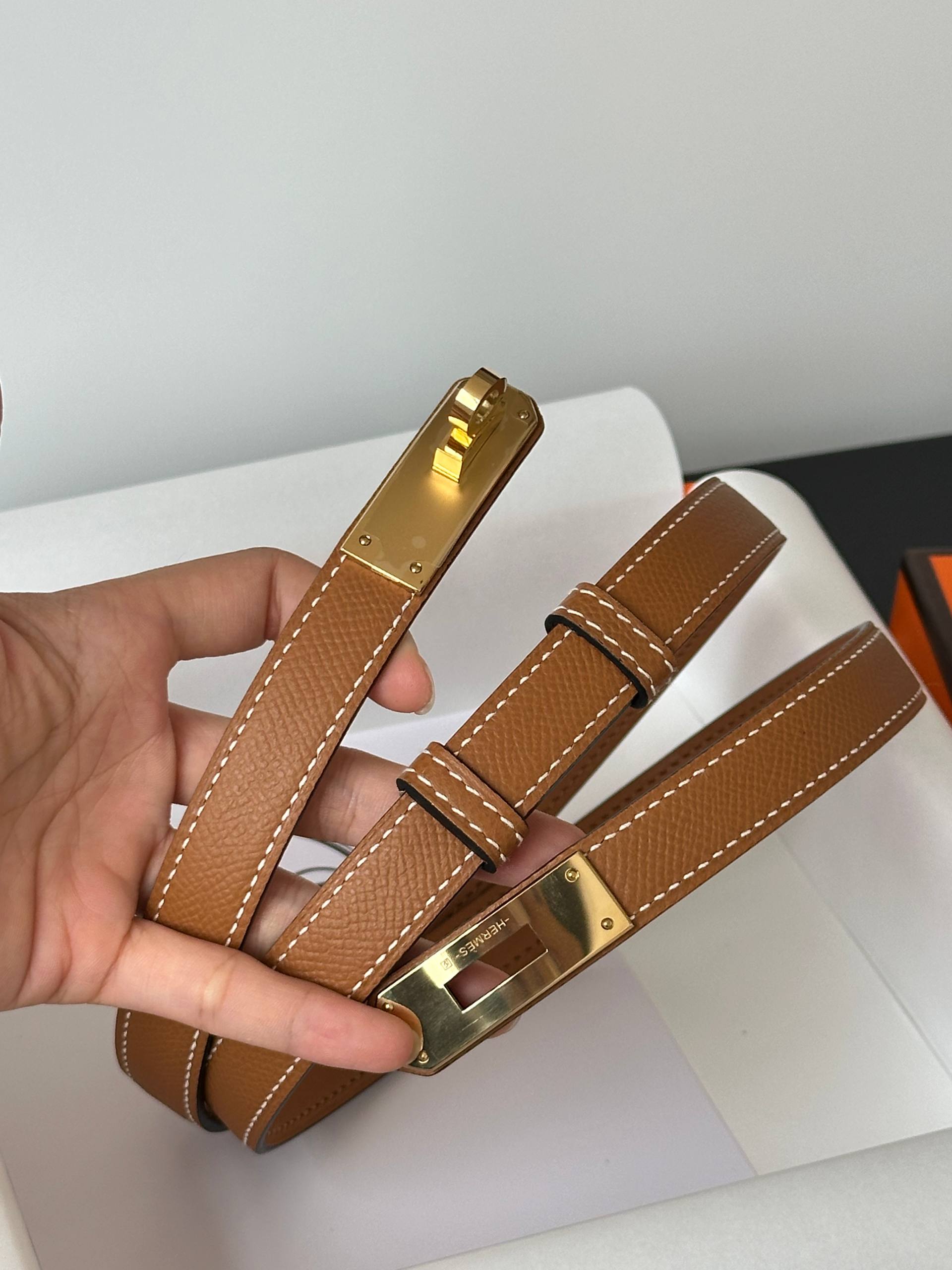 Hermès Kelly Buckle Slim Belt