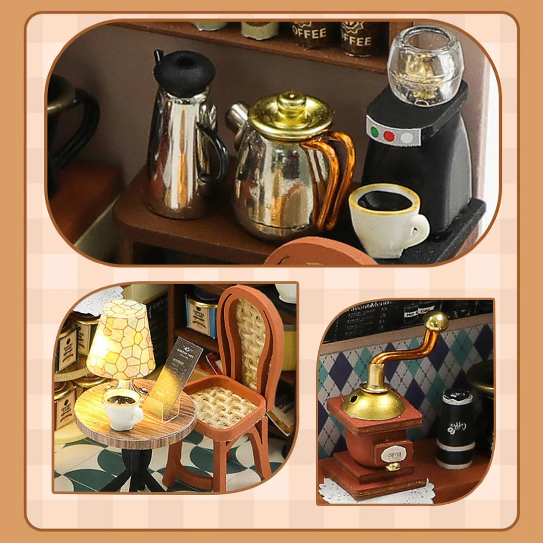 Mini House Wooden DIY Miniature House kit