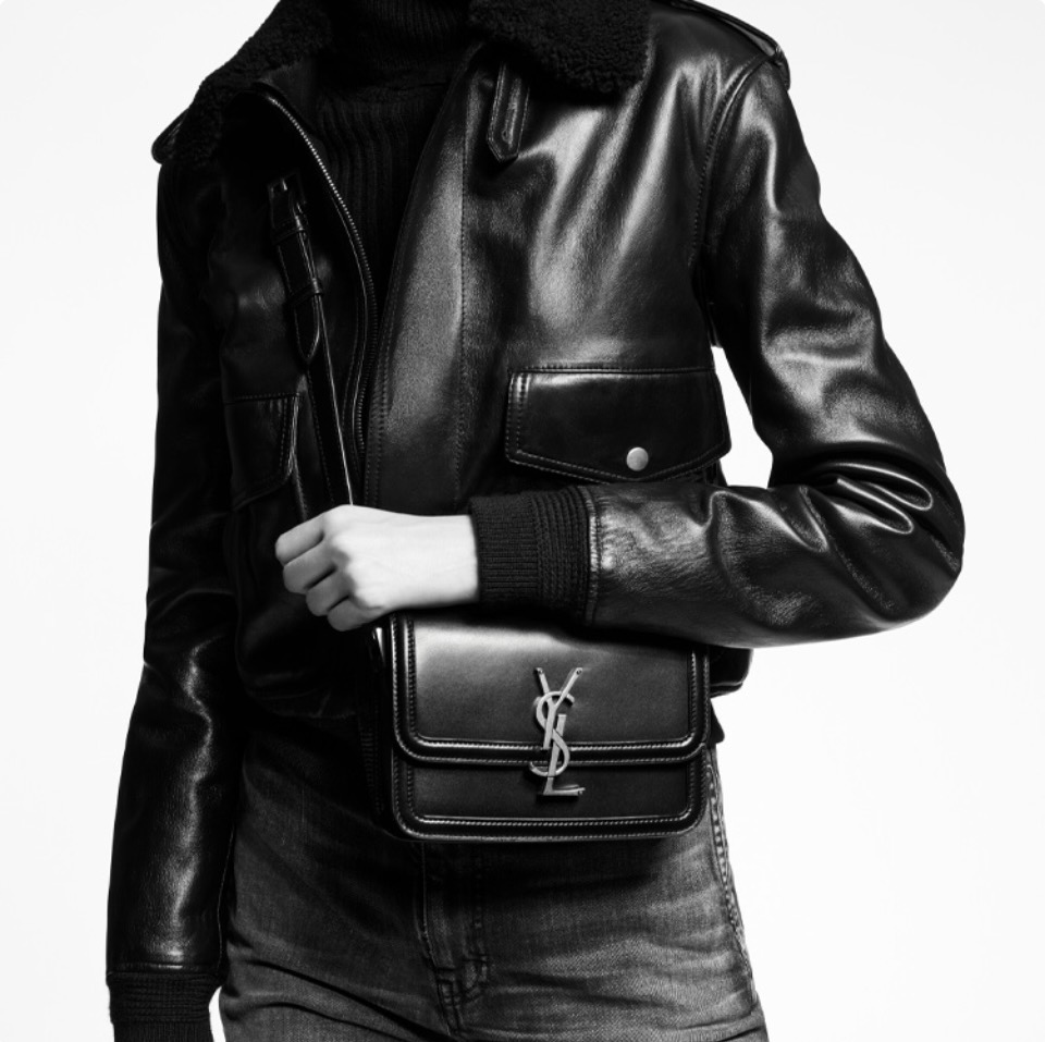 Saint Laurent YSL SOFLERINO Box Glossy Bag