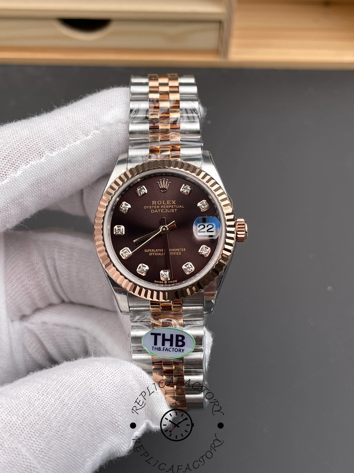 Rolex Datejust 31mm 278271 0028 Two Tone Jubilee Bracelet Fluted Bezel