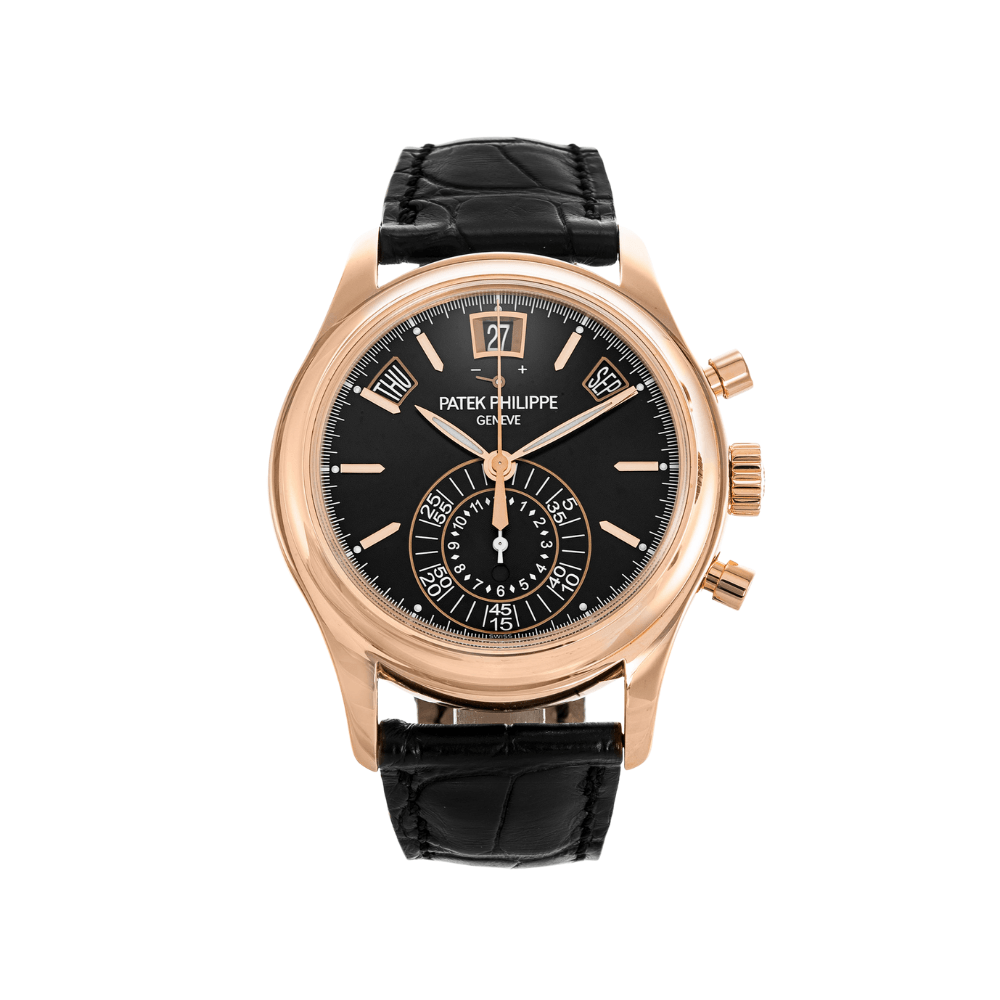 Patek Philippe Annual Calendar Chronograph Rose Gold 5960R-012【1:1 Replica】