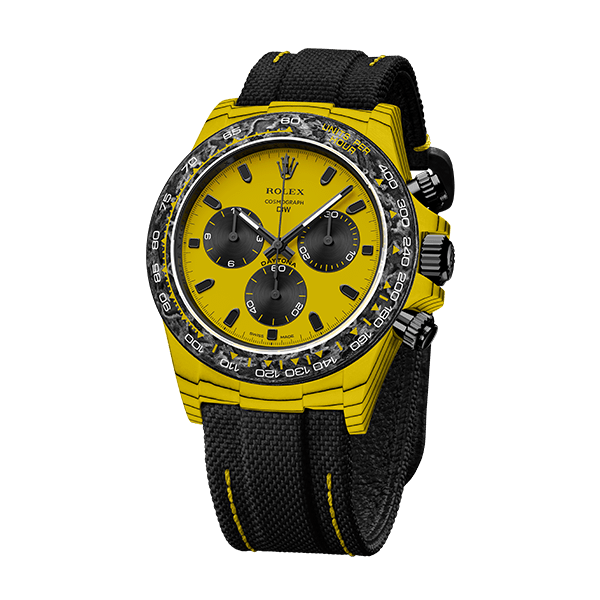 ROLEX Diw Daytona carbon bumblebee 40mm quartz fiber【1:1 Replica】