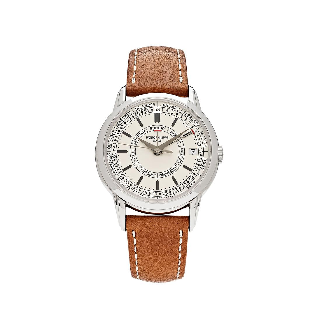 Patek Philippe Calatrava Weekly Calendar Silvery Opaline Dial 5212A-001【1:1 Replica】