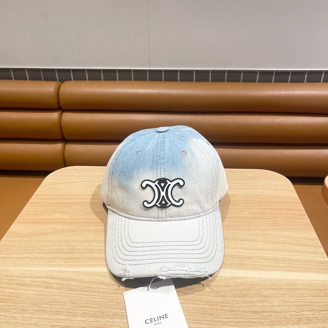 Ceiline Vintage Ripped Baseball Cap Sunhat