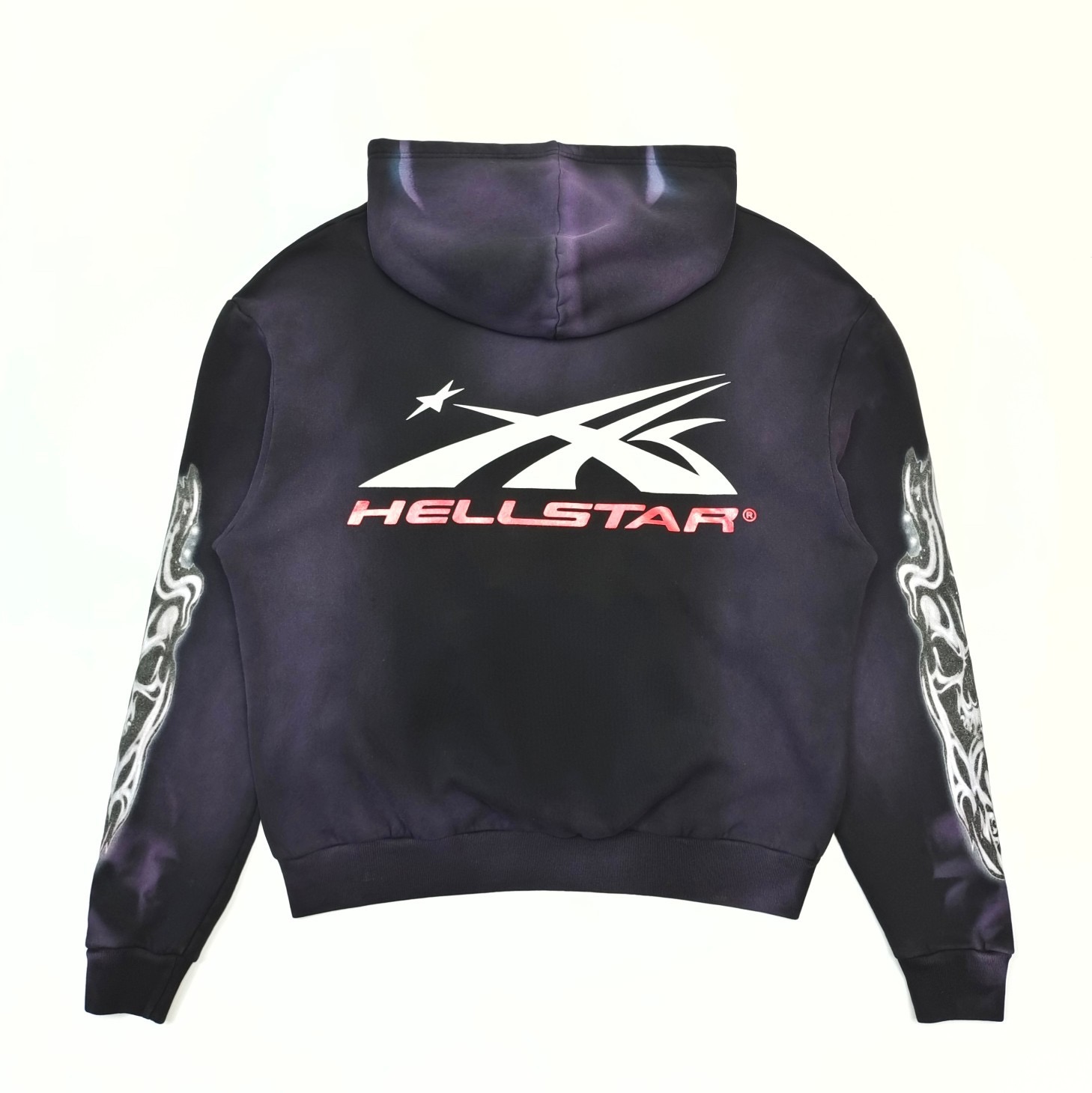 1:1 Version Skull Logos Hoodie Black with NFC