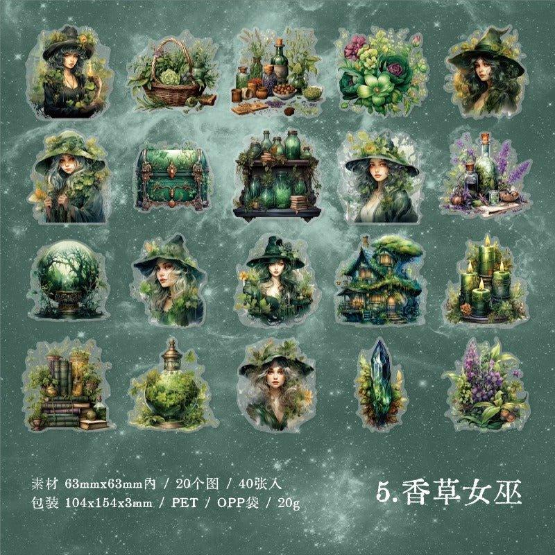 1112 Pet Sticker Pack Magic Fantasy Series