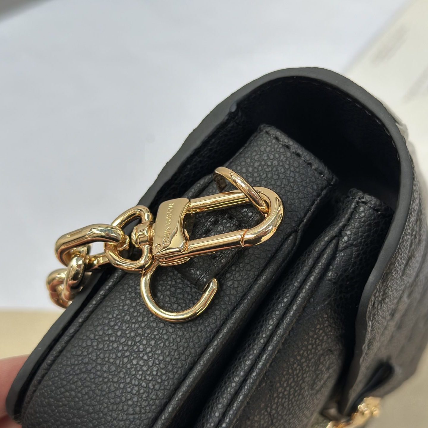 POCHETTE METIS EAST WEST BLACK 21X6X13CM