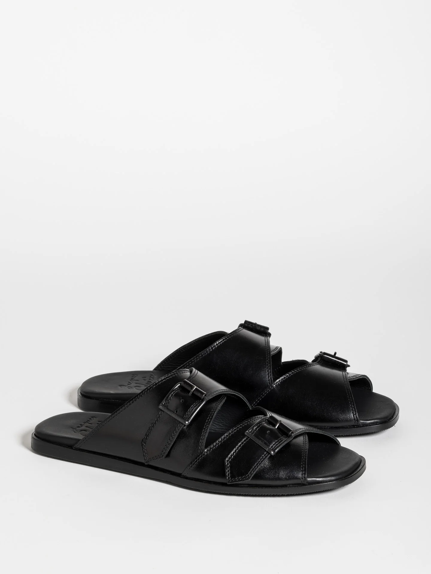 ALLY SANDAL POLISHED CALF BLACK