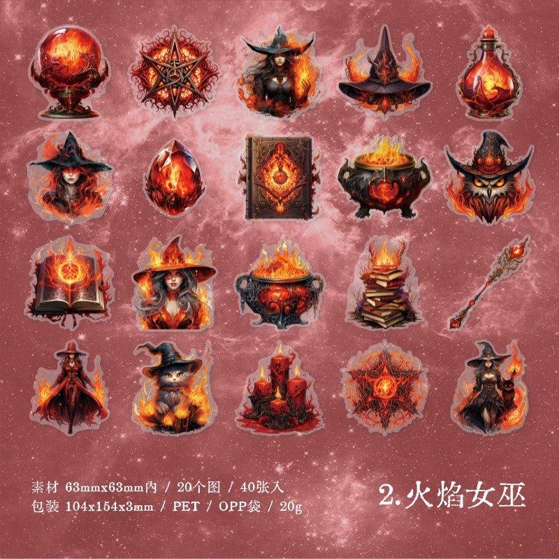 1112 Pet Sticker Pack Magic Fantasy Series