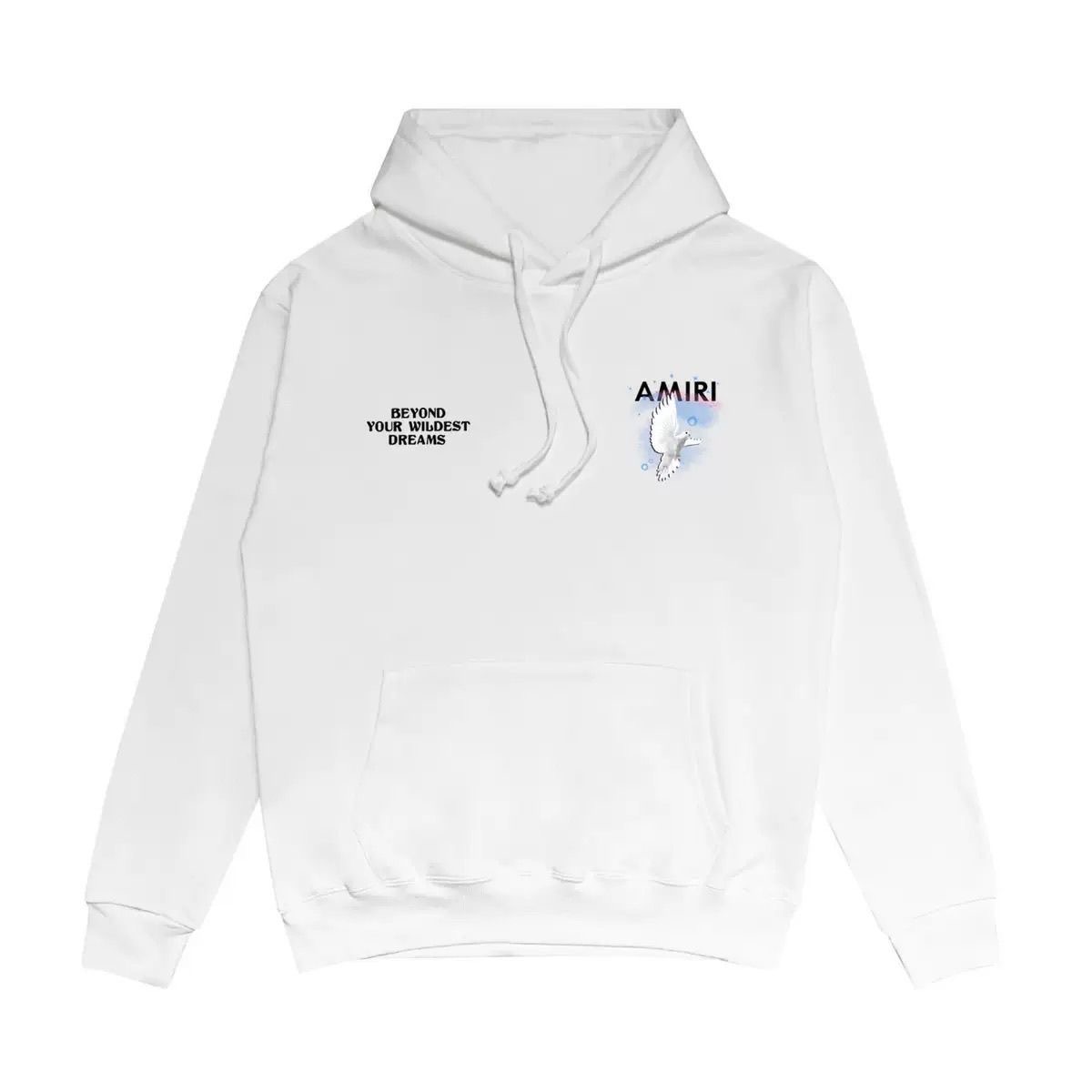 AM1R1 Peace Dove Printed Couple Hoodie