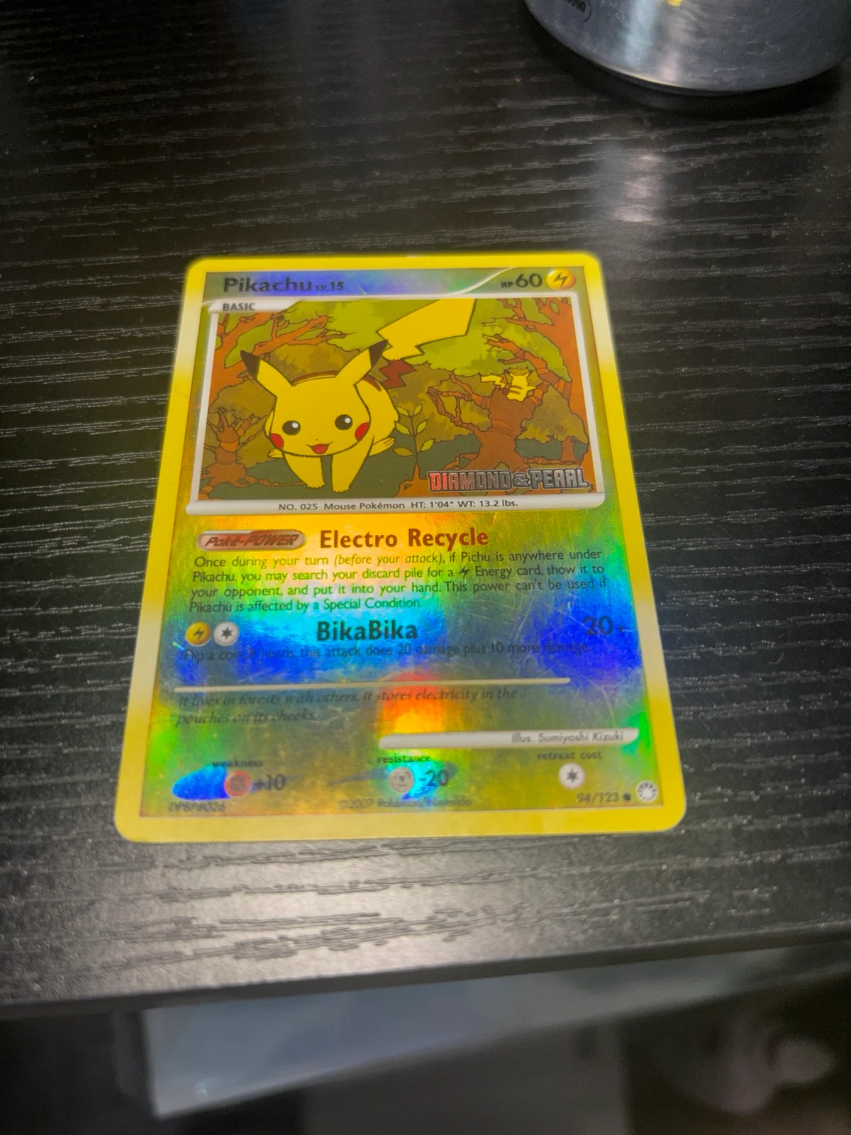 Pikachu 94/123 mysterious treasures Burger JQMU0