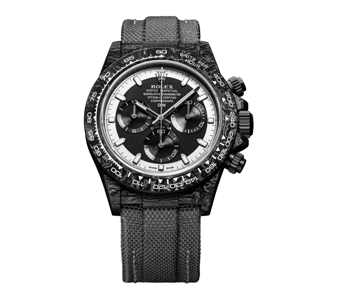 ROLEX Diw Daytona carbon cream invert 40mm oyster black【1:1 Replica】