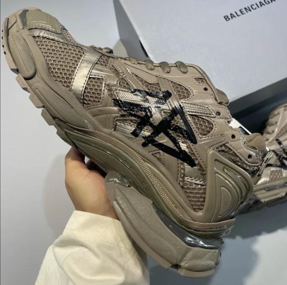 Balenciaga Runner 7.0 Brown Color