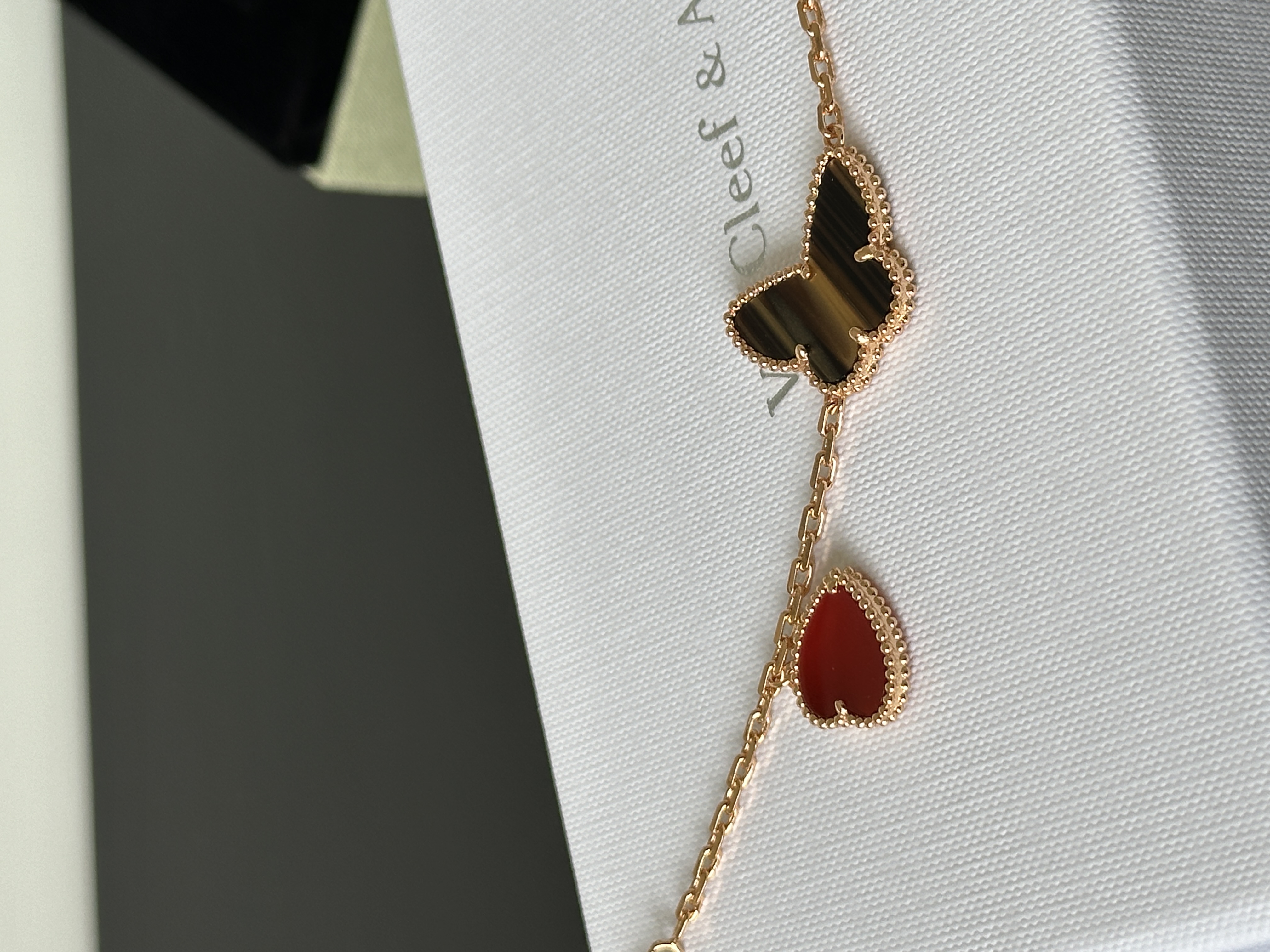Van Cleef & Arpels Lucky Alhambra Rose Gold Multi-motif Bracelet