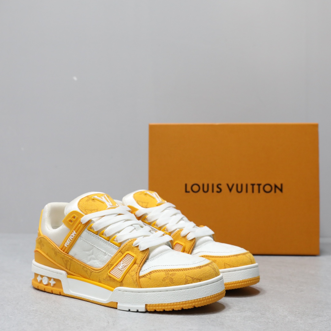 2024 LV Trainer Low Yellow and White Color