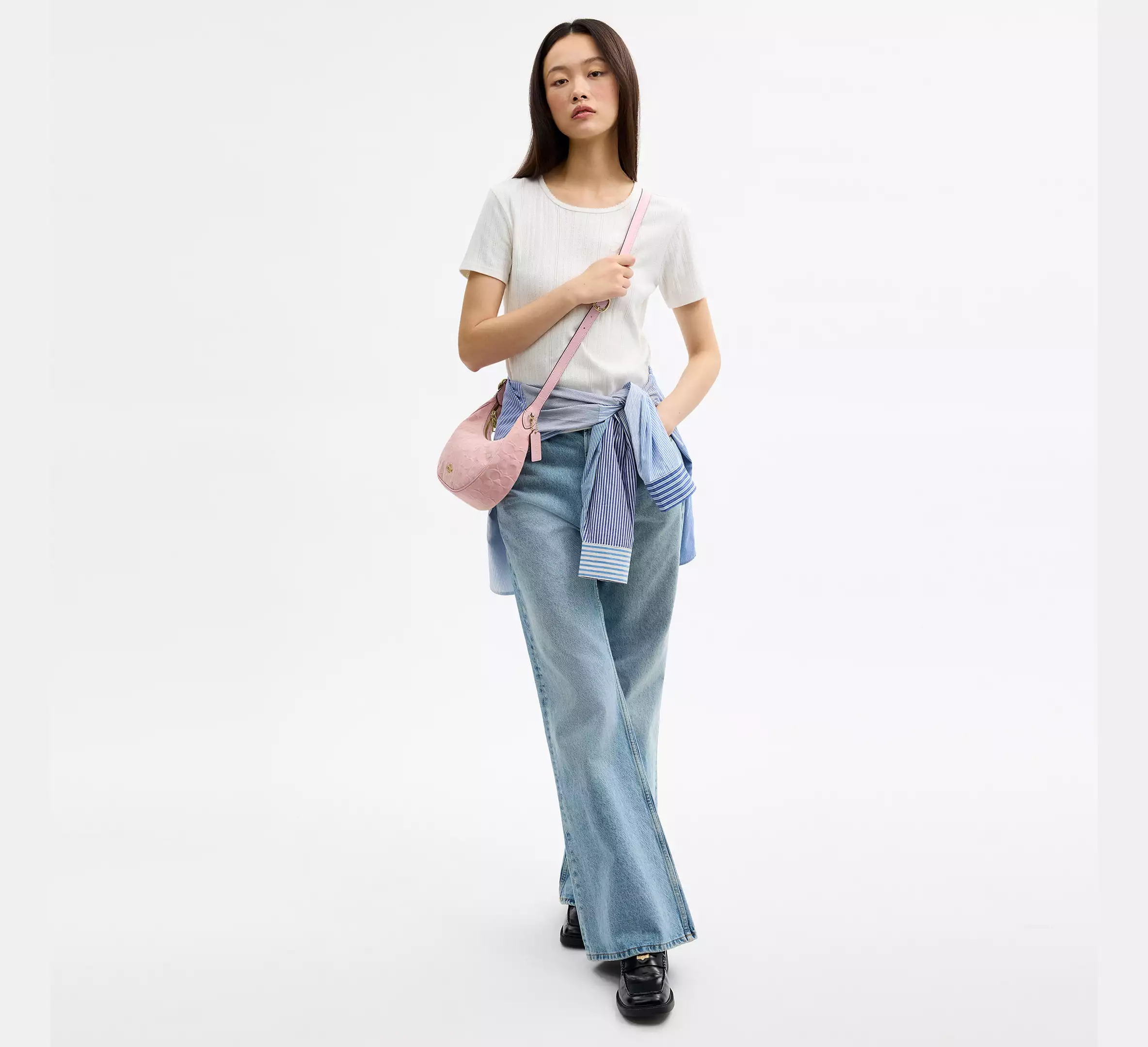 Women Handbag CEN04 Emily Shoulder Bag In Signature Denim