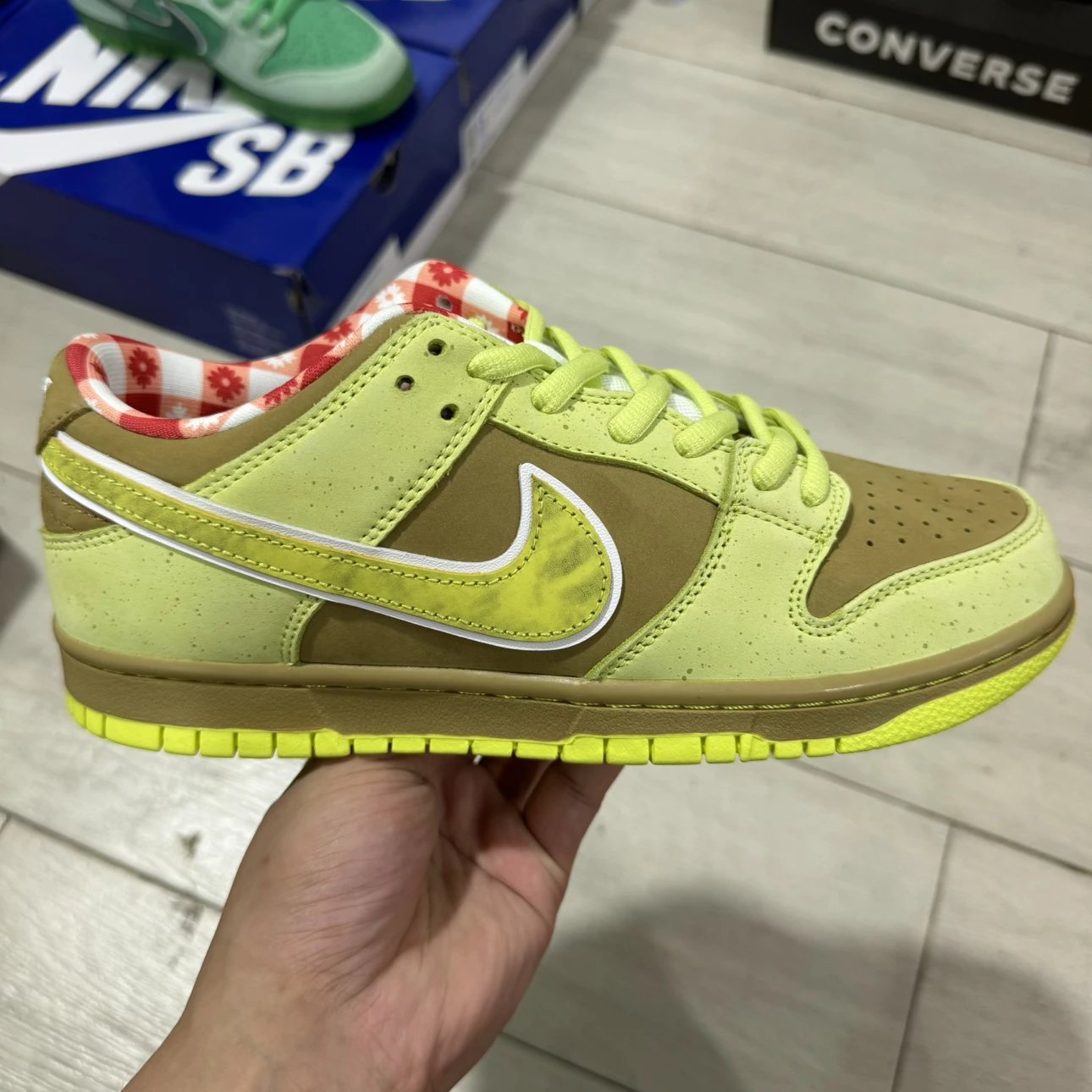 Concepts Nike SB Dunk Low Yellow Color