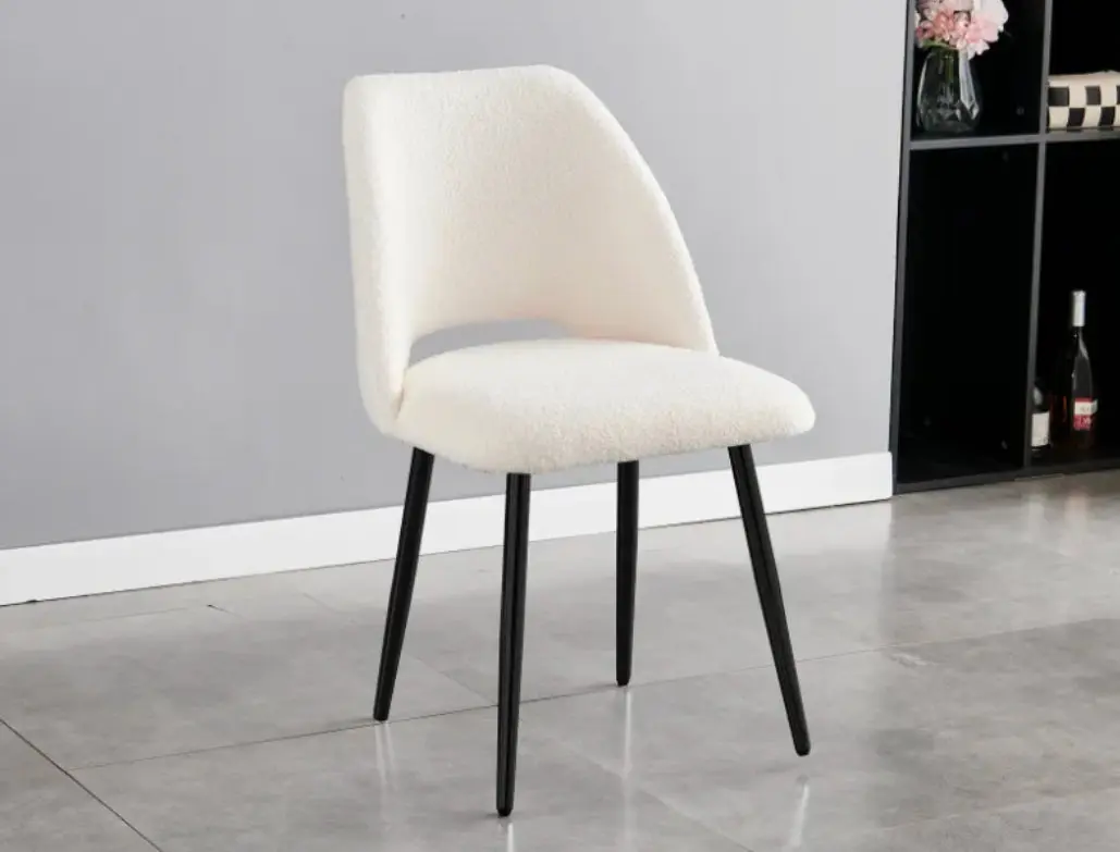 Nuage Tissu Molletonné - Chaise de salle à manger - Par Lot de 2