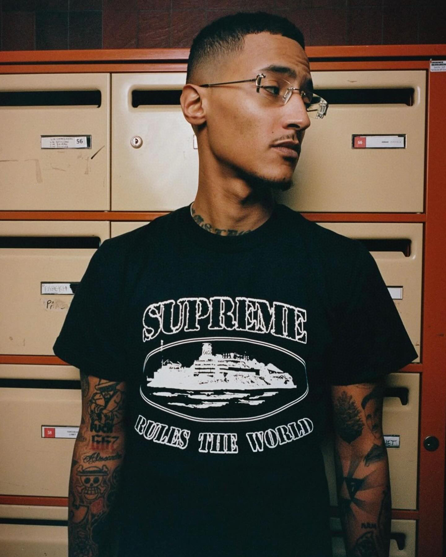 Supreme & Corteiz Logo Tee 2 Colors