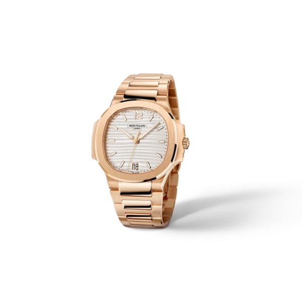 Patek Philippe Nautilus Rose Gold 7118-1R-001 with Silvery Opaline dial【1:1 Replica】