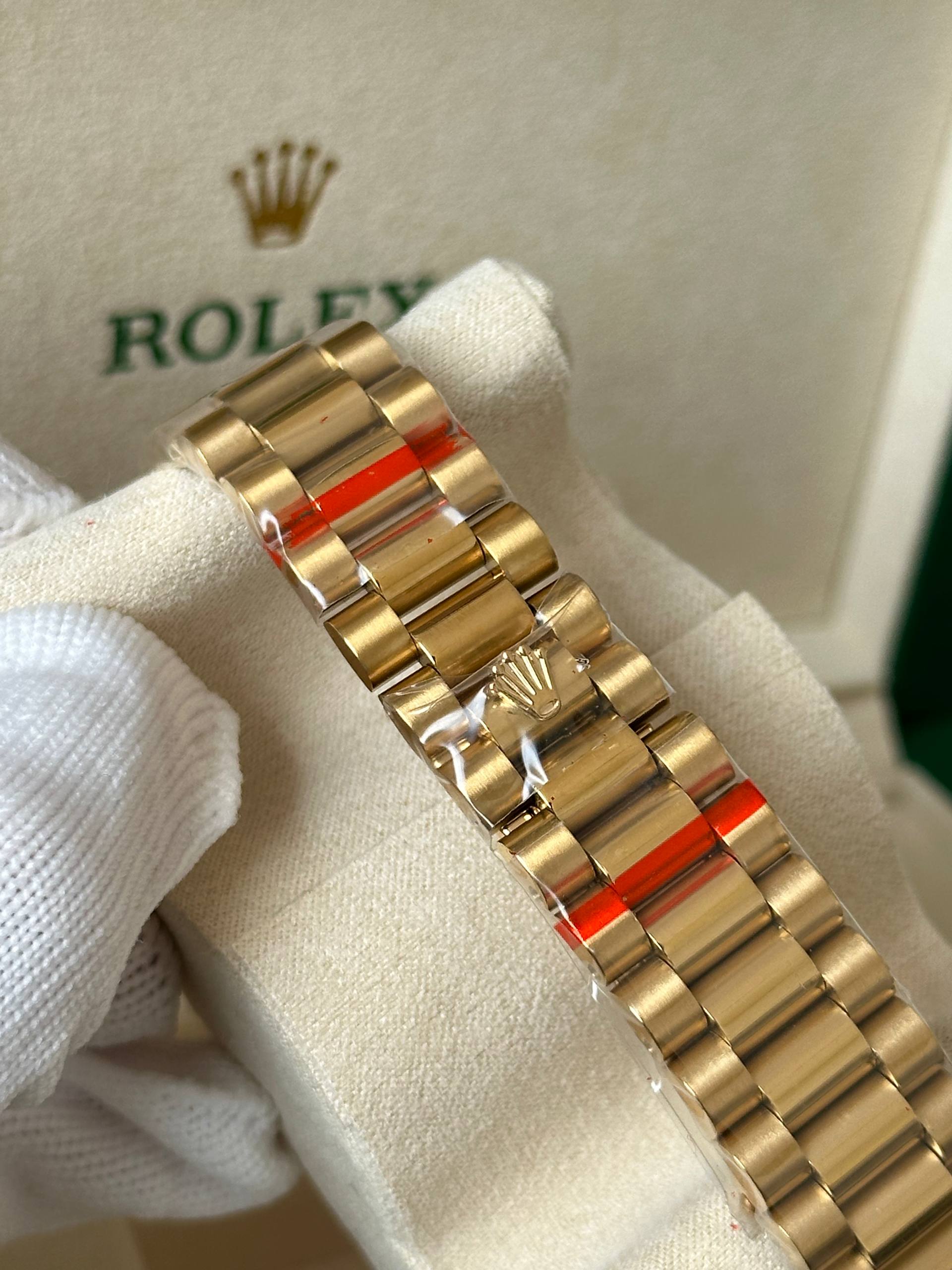 Rolex Full Gold Datejust Diamond Index Automatic Watch