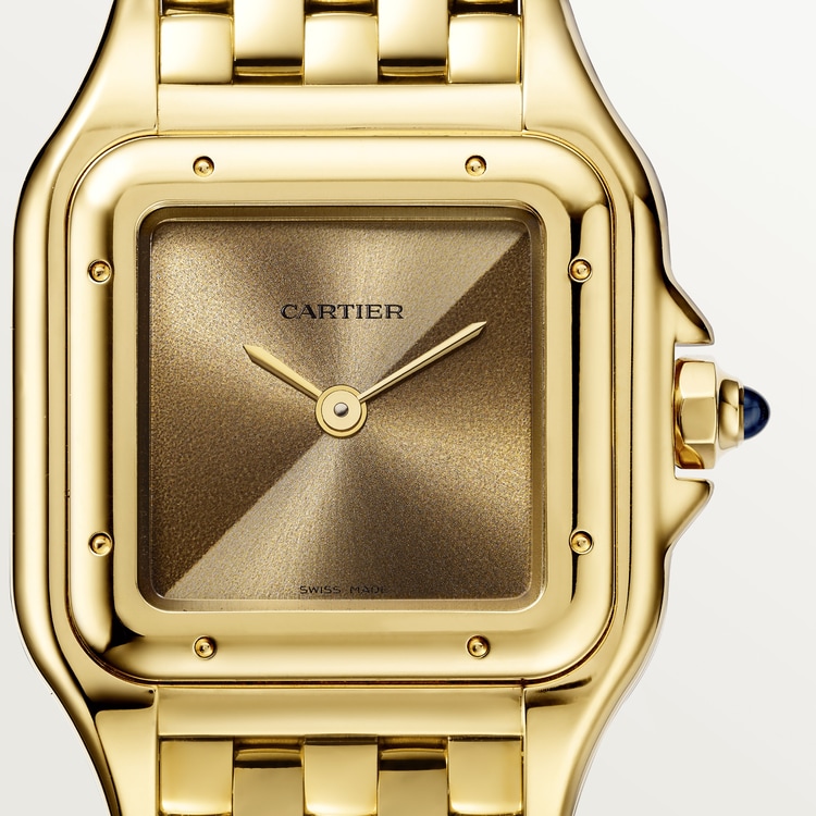 PANTHÈRE DE CARTIER WATCH Small model, quartz movement, yellow gold【1:1 Replica】