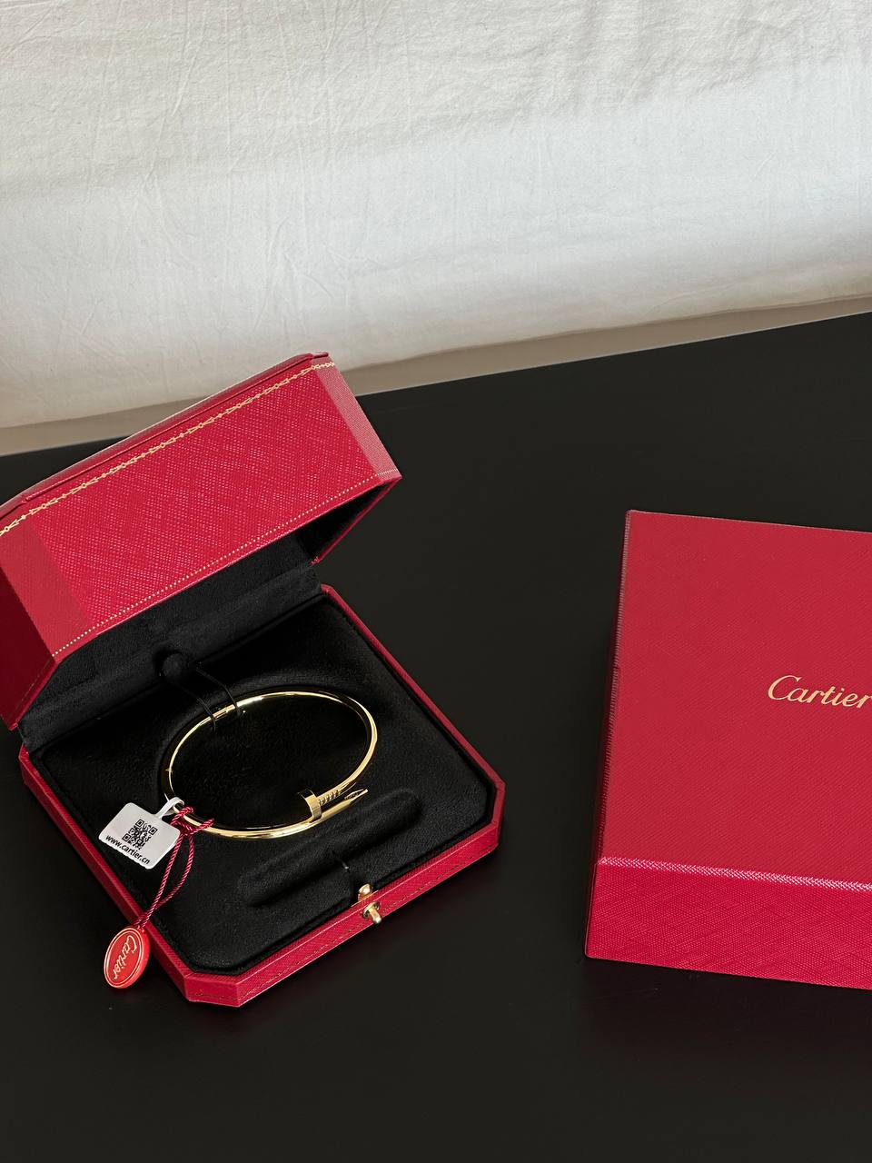 Cartier Love Plain Gold Screw Bangle Bracelet