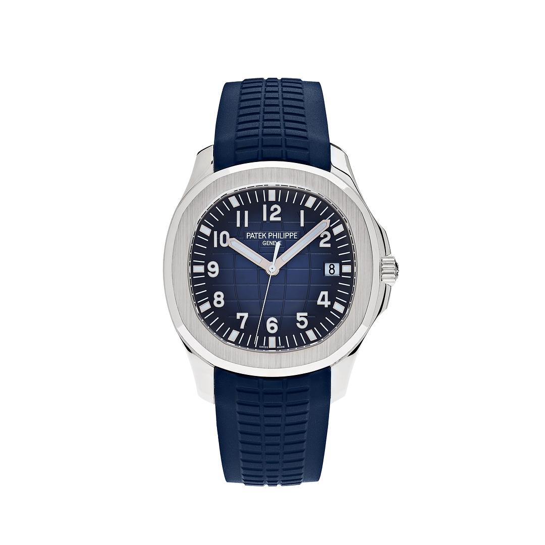 Patek Philippe Aquanaut 42.2mm White Gold Blue Dial 5168G-001【1:1 Replica】