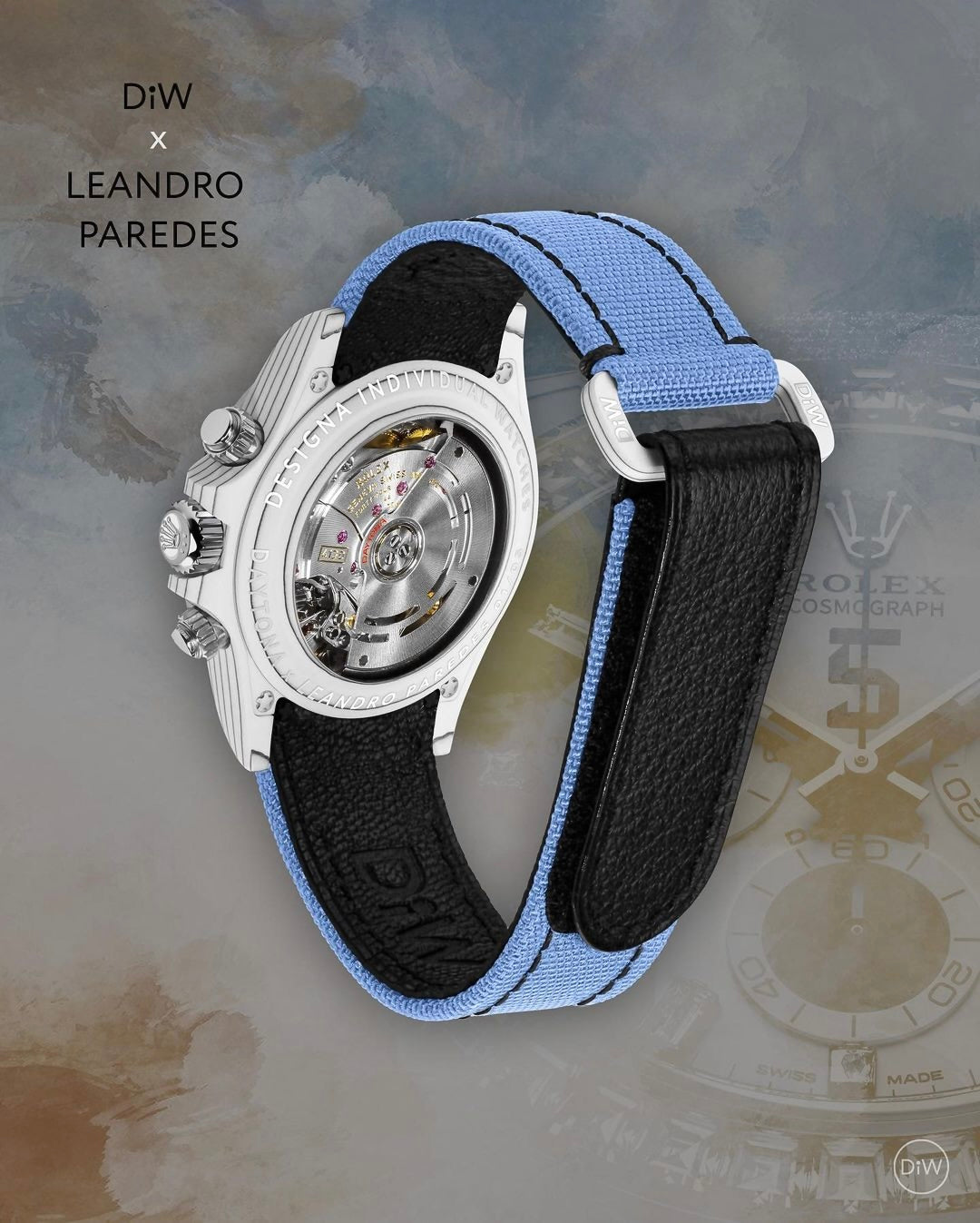 DiW Rolex Daytona LEANDRO PAREDES Diamond Bezel【1:1 Replica】