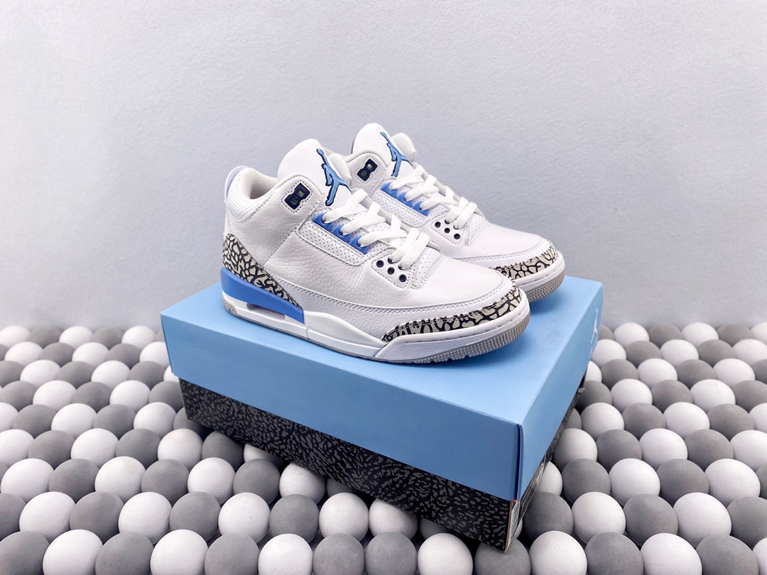2024 Air Jordan 3 Retro North Carolina Blue Color