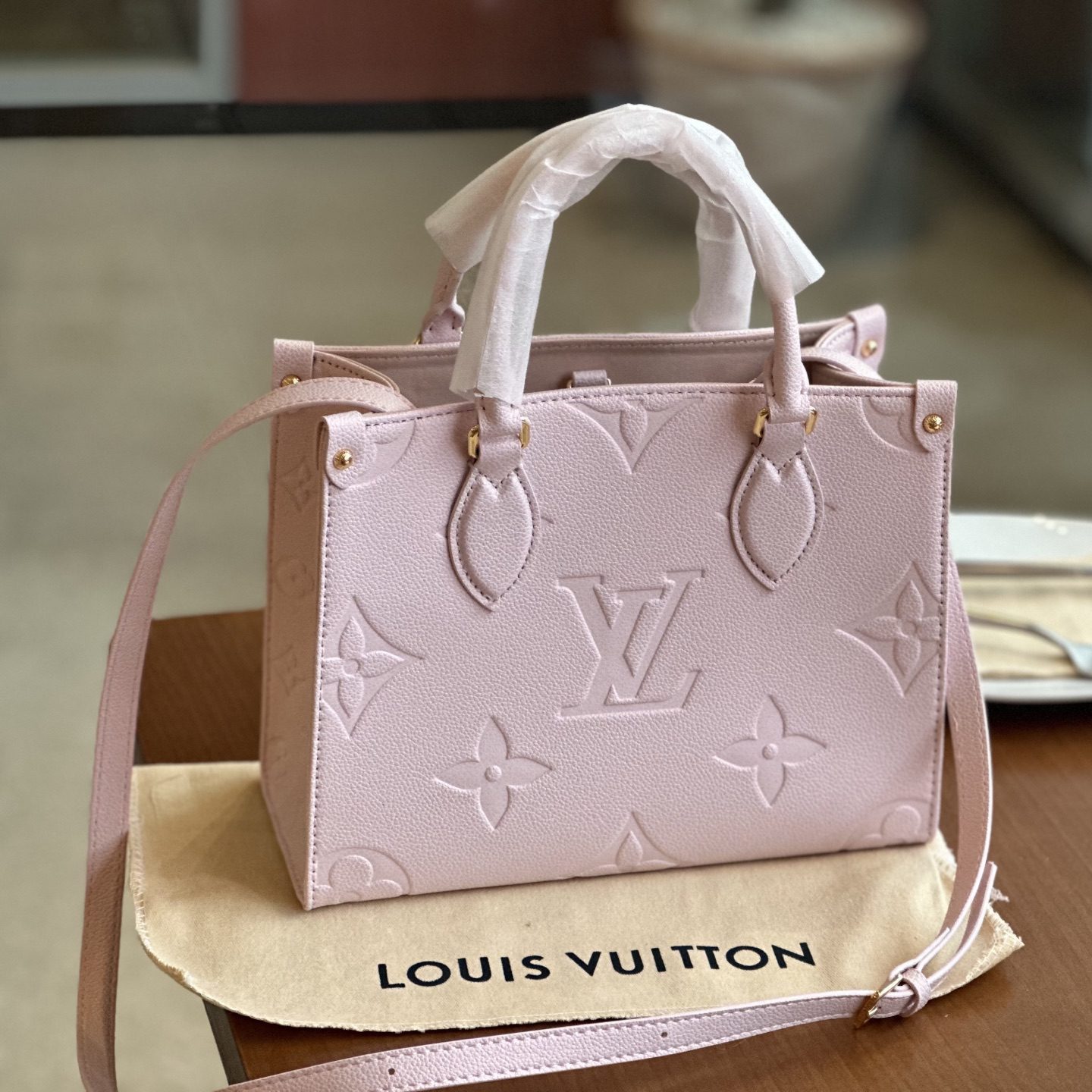 ONTHEGO PINK MONOGRAM 25X20CM