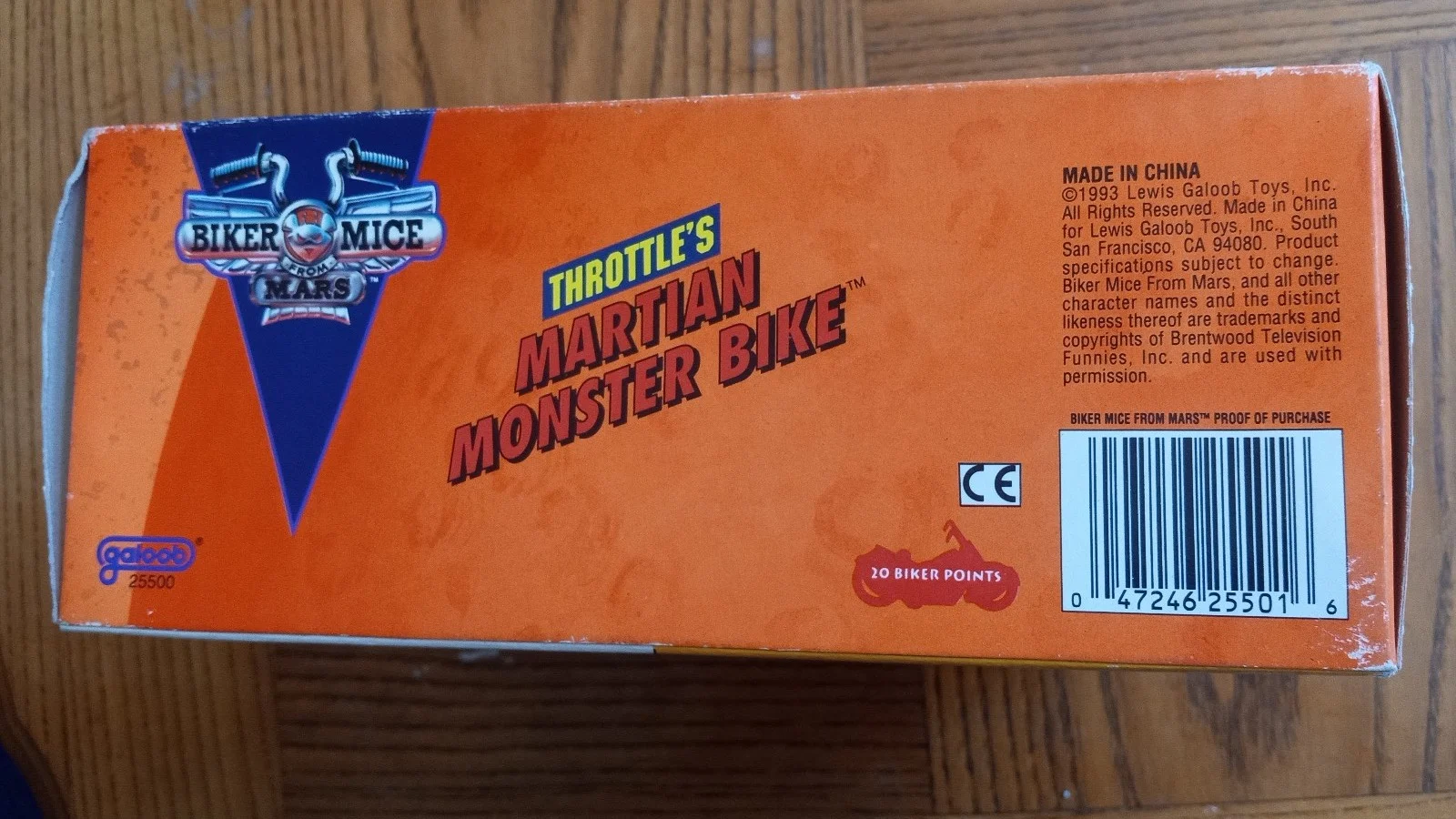1993 Galoob Toys Biker Mice From Mars Martian AVNP3