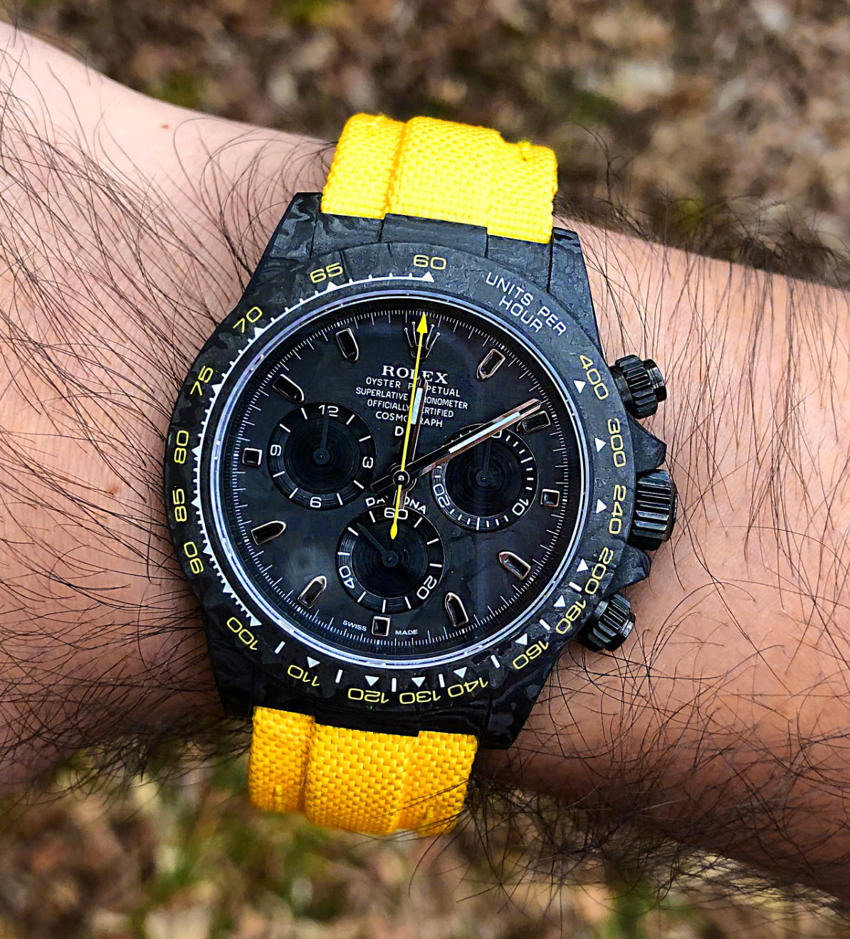 DiW Rolex Daytona “LEMON BLACK COUNTER
