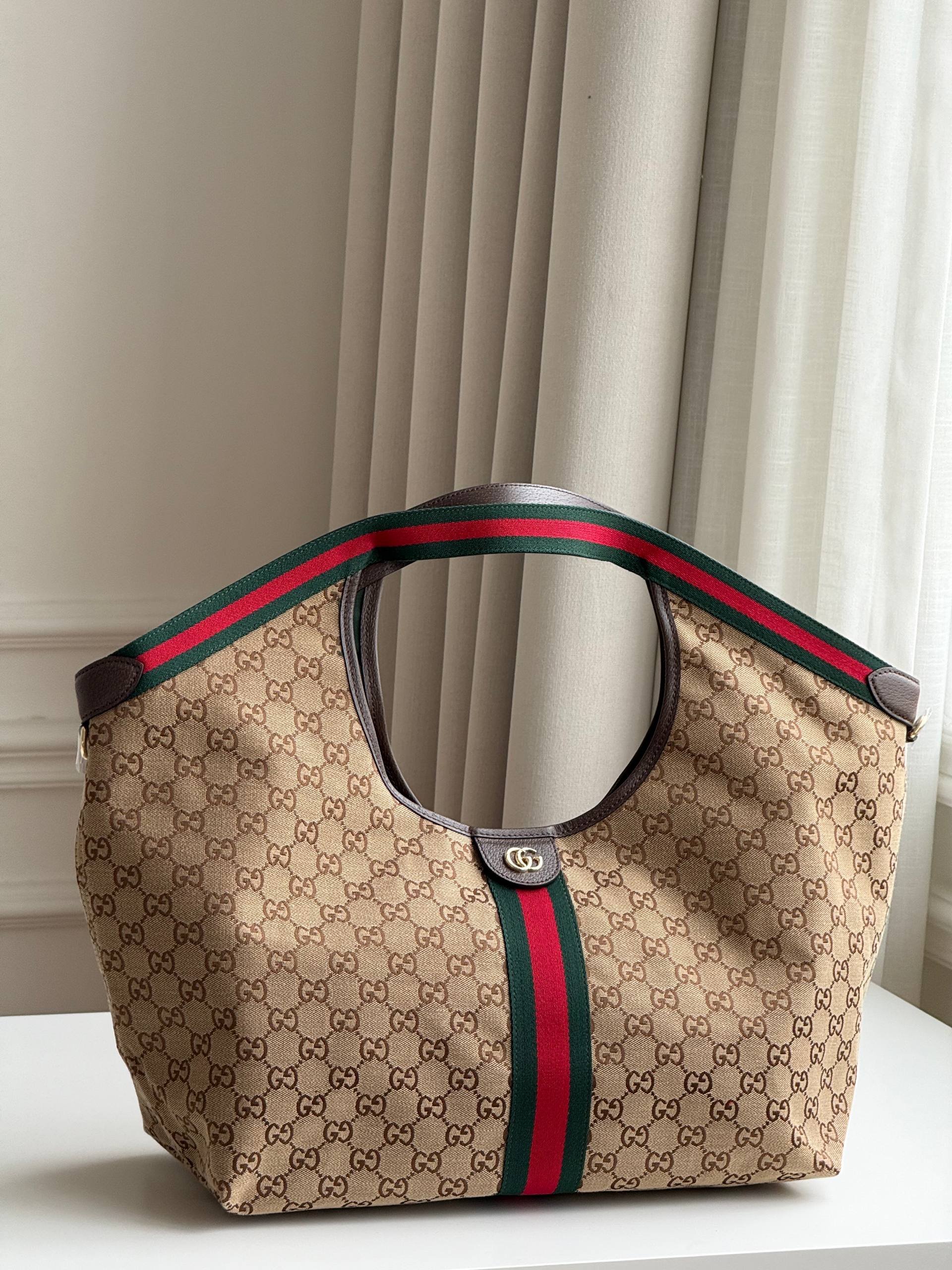 Gucci Ophidia GG Supreme Canvas Tote Bag