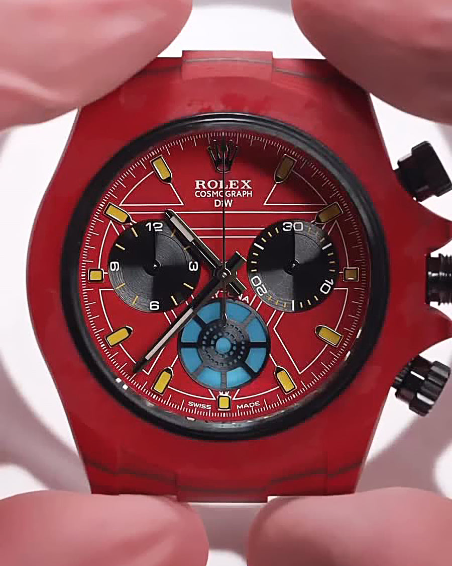 IRON MAN Rolex Daytona CarboQuartz DiW【1:1 Replica】