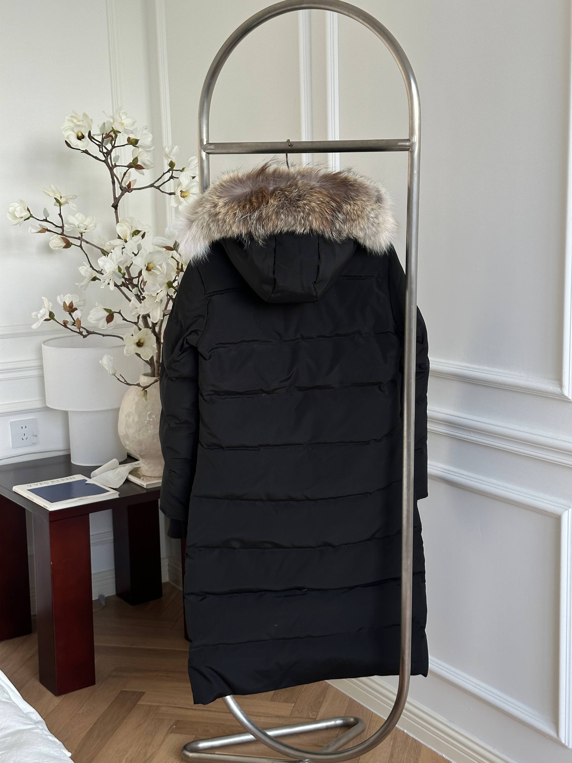 Canada Goose Long Coyote Fur Trim Hood Parka Down Coat