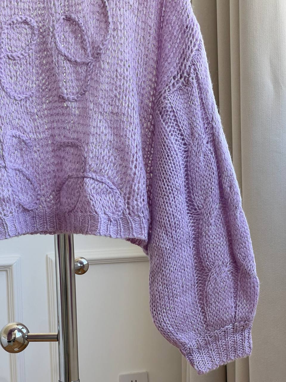 LOEWE Anagram Open-Knit Mohair Sweater