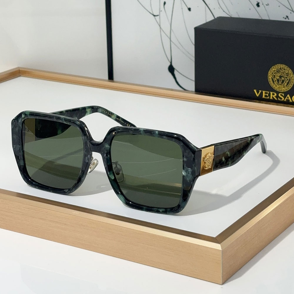 Versace  Simple Square Sunglasses Go With Everything Sunglasses Top Quality
