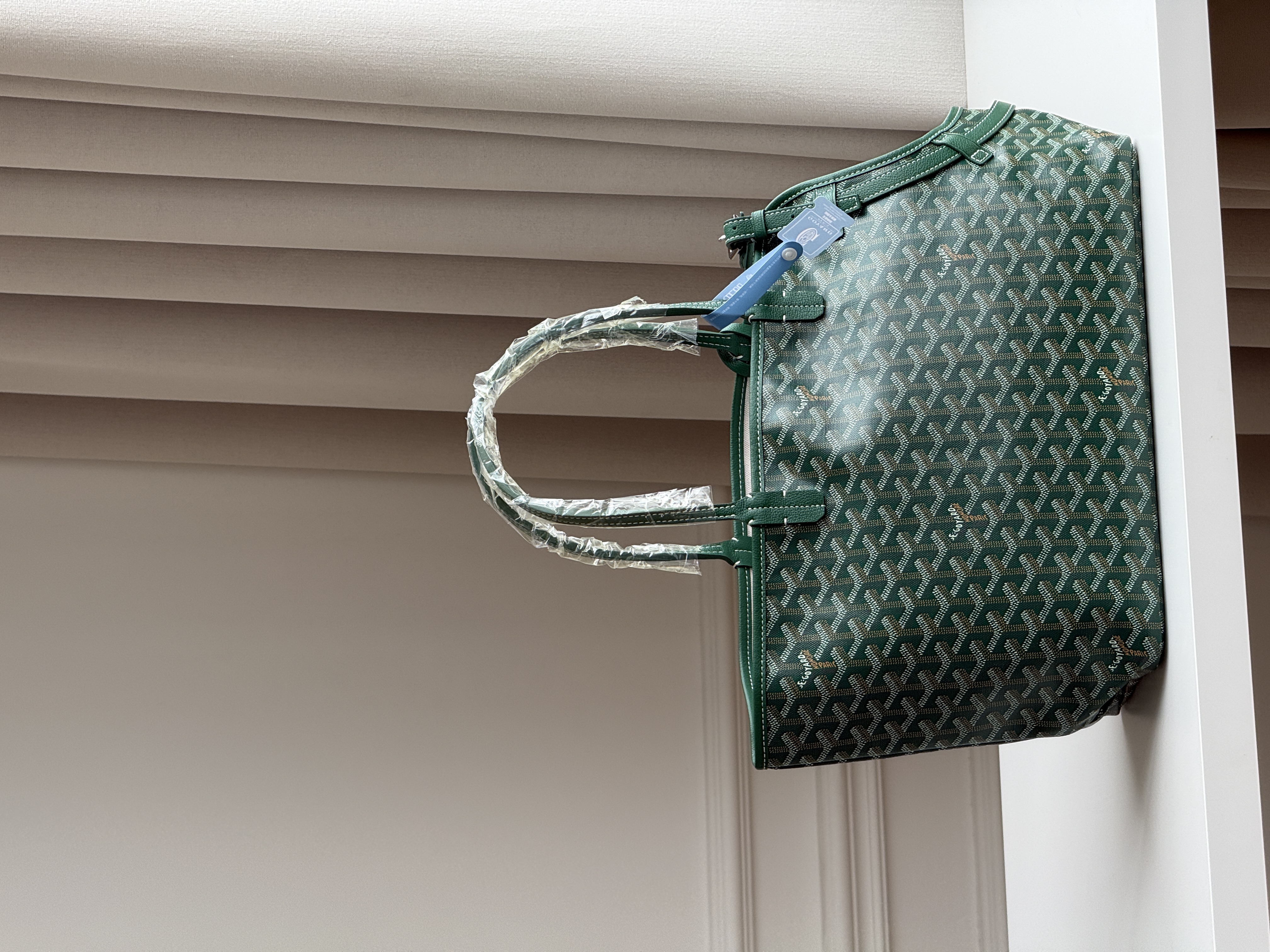 Goyard Chien-Gris Pet Tote Bag (Green)
