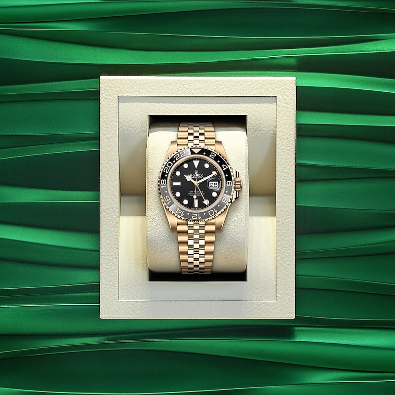 GMT-Masterll Oyster, 40 mm, yellow gold【1:1 Replica】