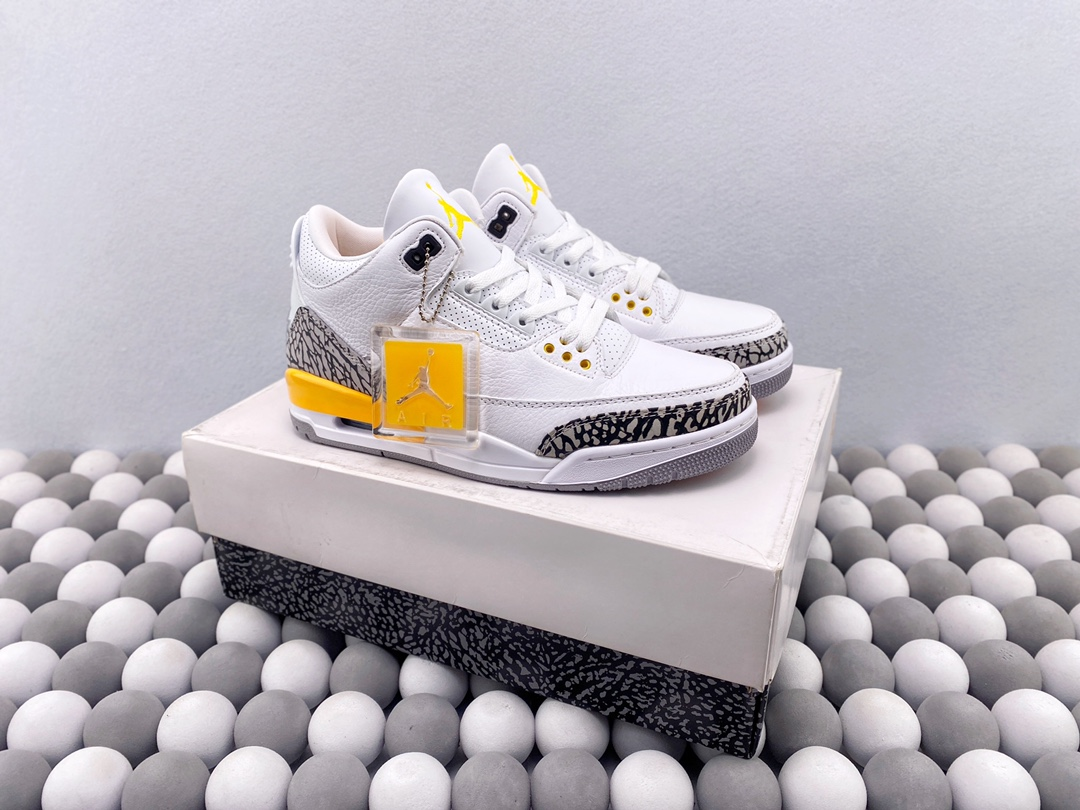 2024 Air Jordan 3 White X Orange Color