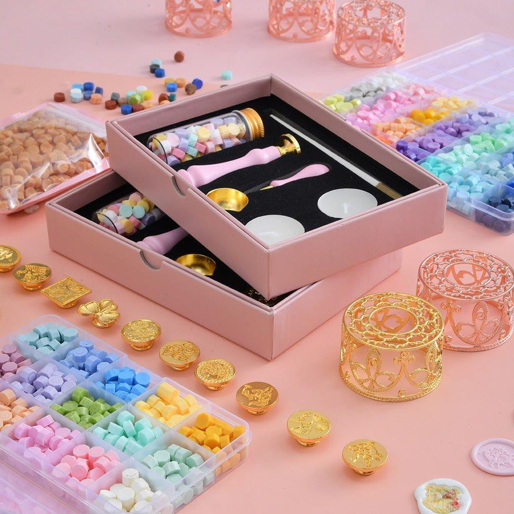 5017 Fire Lacquer Wax Set Wax Grain Valentine's Day Gift