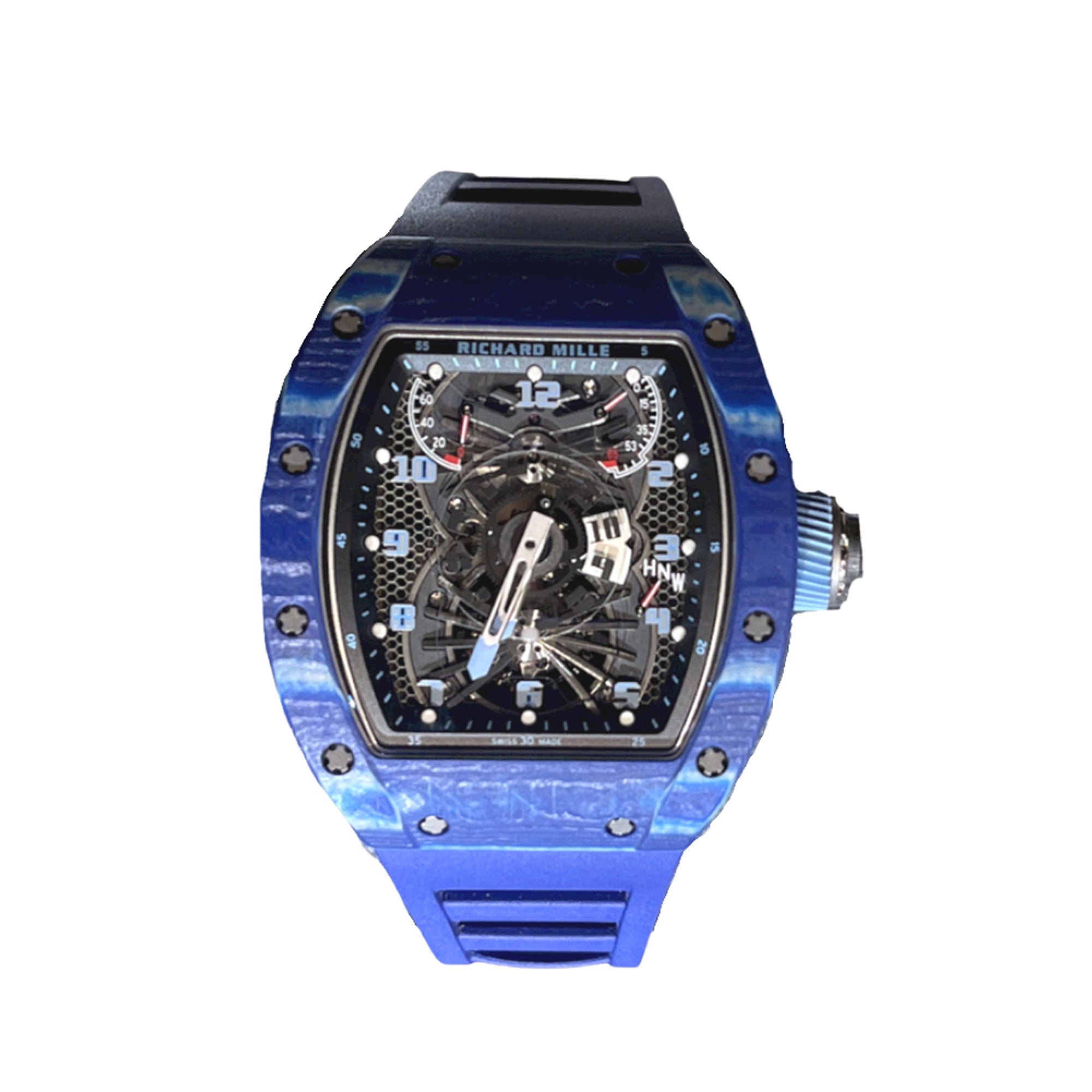 Richard Mille Tourbillon Aerodyne Blue Quartz TPT RM022【1:1 Replica】