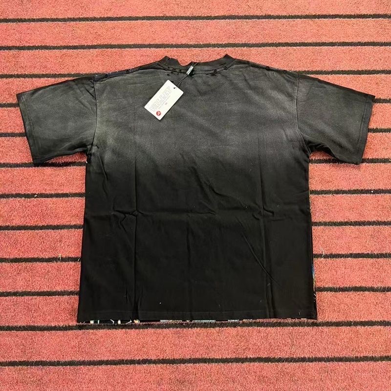 Vale liberty goddess portrait letter retro washed tee