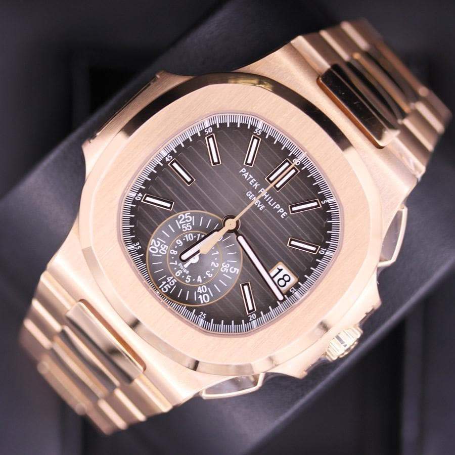 Patek Philippe Nautilus Chronograph 40mm 5980/1R Black Dial【1:1 Replica】