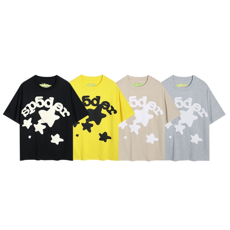 Big foam printing colorful tshirt